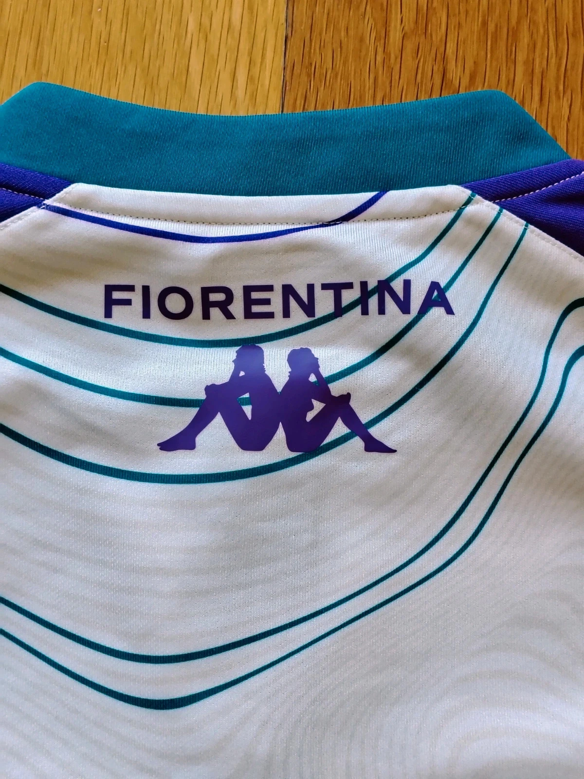 Maillot de football homme Kappa original Fiorentina sweat-shirt d'entraînement Kombat – photo 8